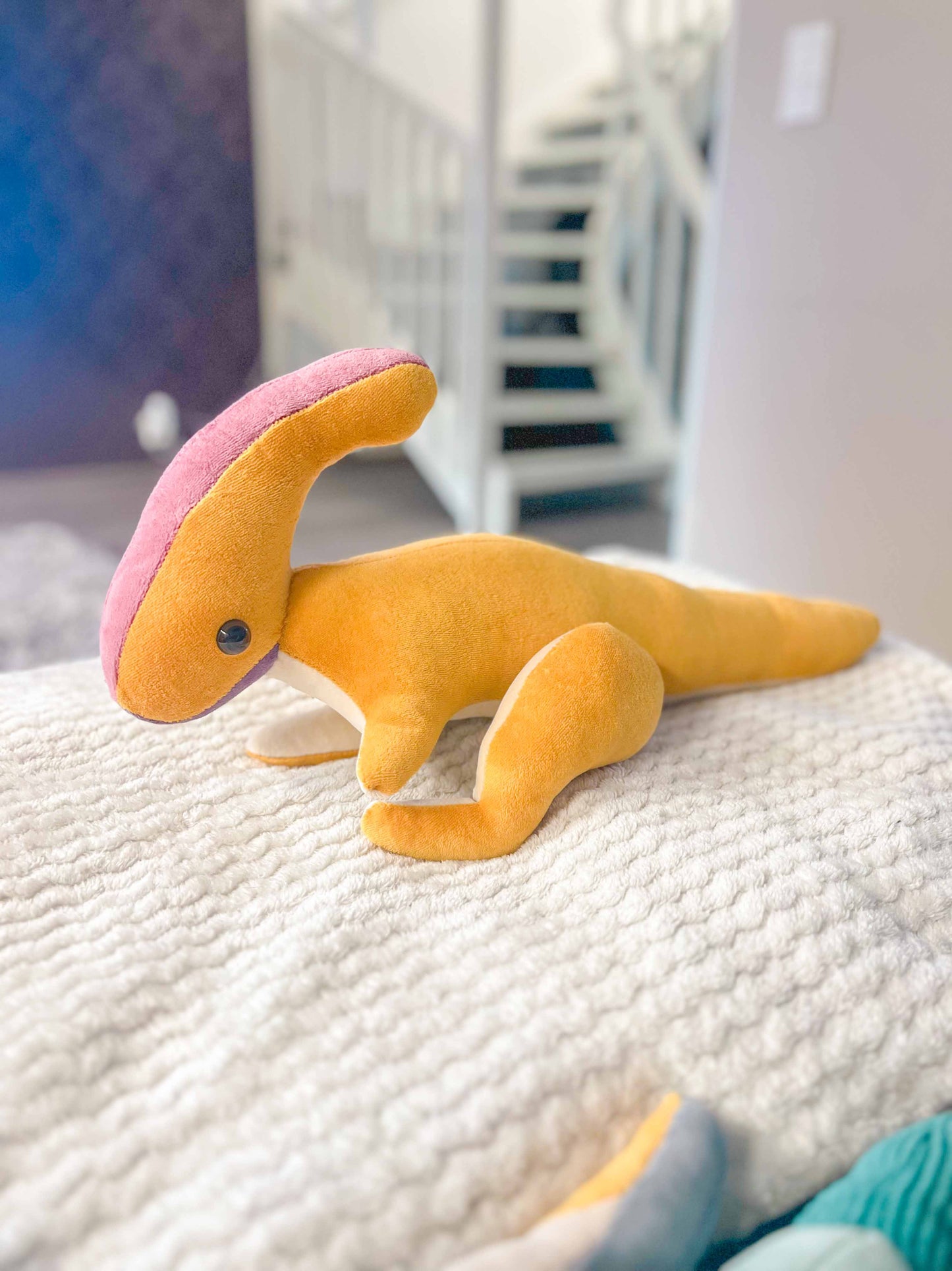 Plushysaurolophus Sewing Pattern 11.8in/35cm & 23.6in/60cm