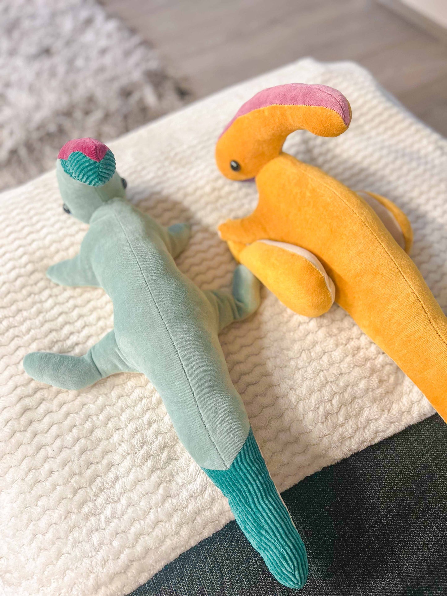Plushysaurolophus Sewing Pattern 11.8in/35cm & 23.6in/60cm